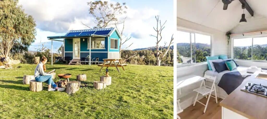 rural tiny house in yarra ranges